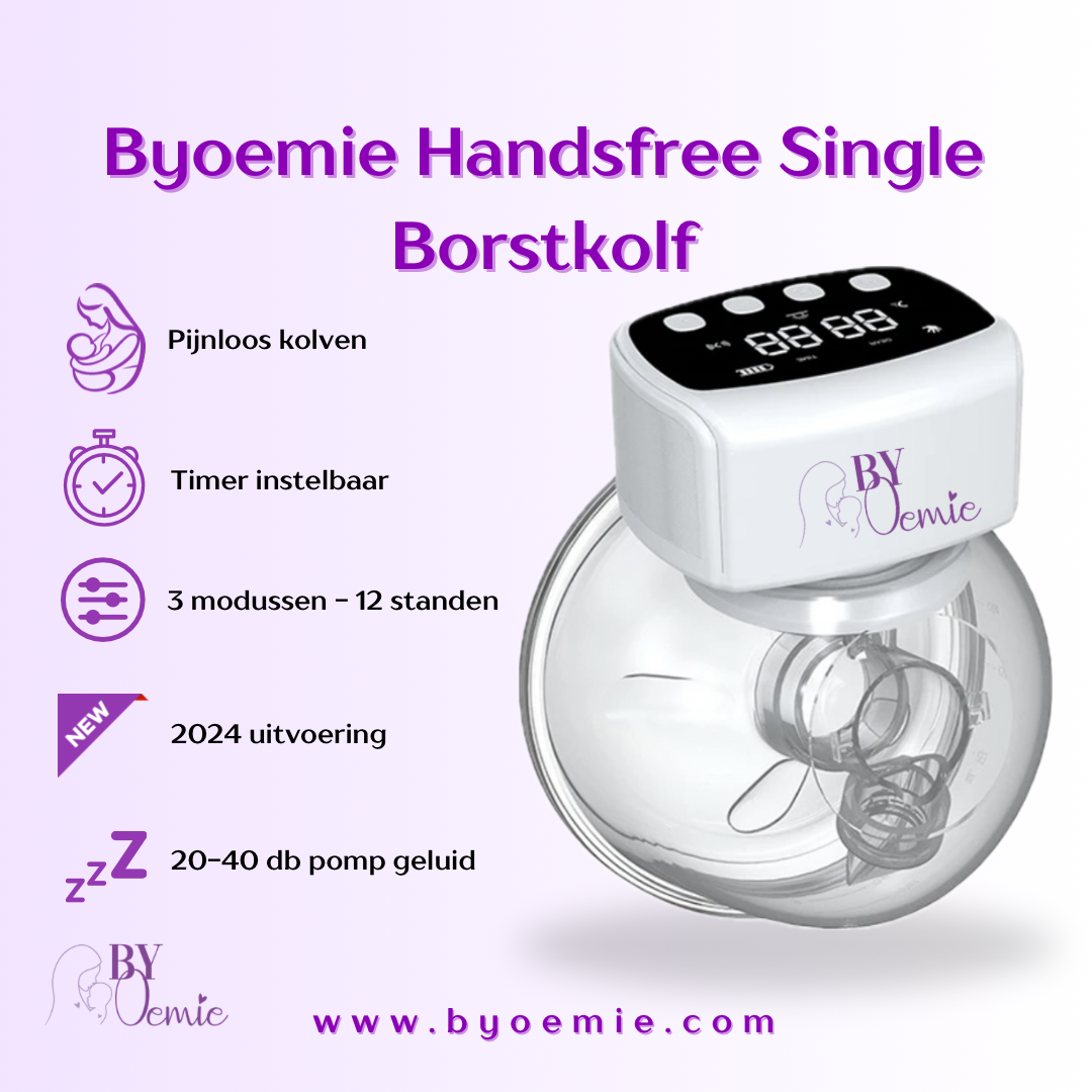 Byoemie® Elektrische Handsfree Single Borstkolf